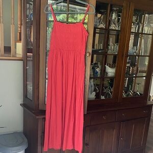 Old Navy Coral Maxi Dress